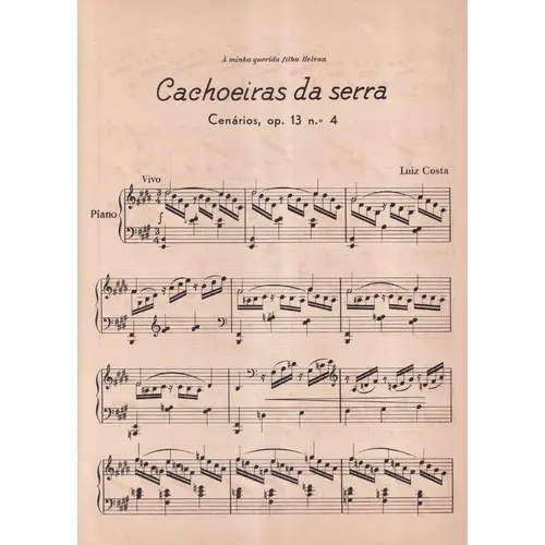 Cachoeiras da serra - Cenários, op.13 n.4
