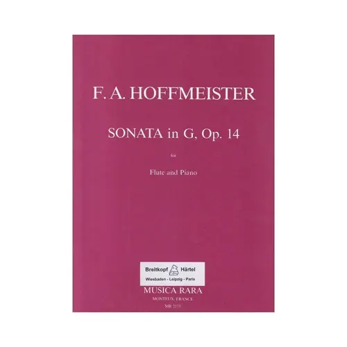 Sonata In G Op.14 For Flute And Piano