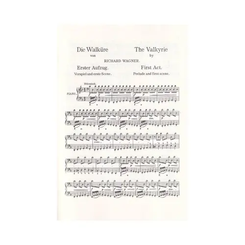Die Walkure - Vocal Score