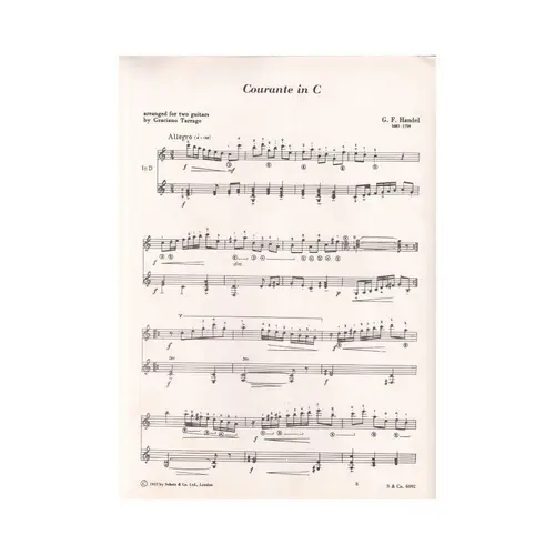 Courante In C