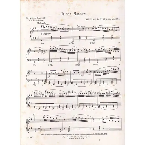 In The Meadow - Op.95 N.2