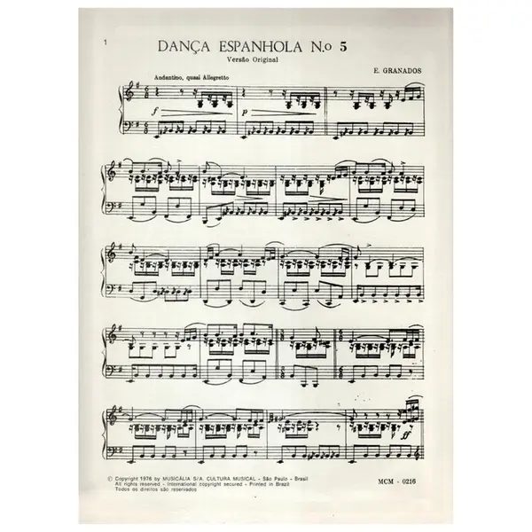 Dança Espanhola N.5 (Playera - Andaluza)