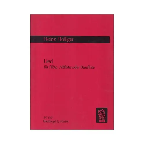 Lied For Flute, Altflote Oder Bassflote