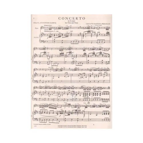 Concerto In D Major