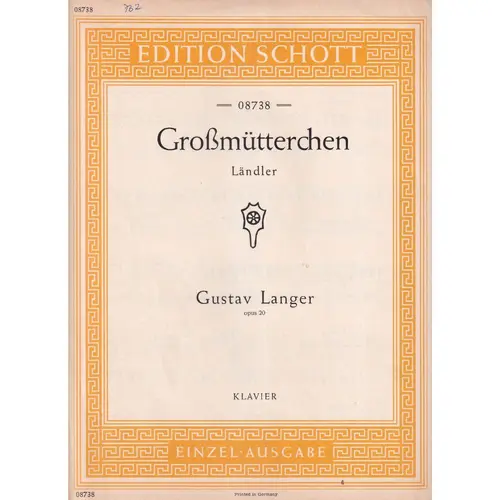 Grossmutterchen - Op.20  (Edição Antiga)