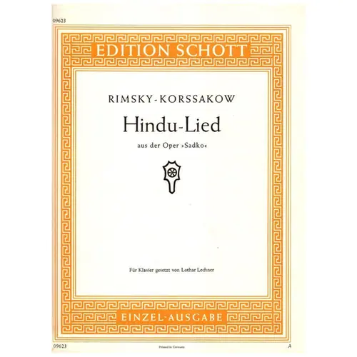 Hindu-Lied  (Opera Sadko)
