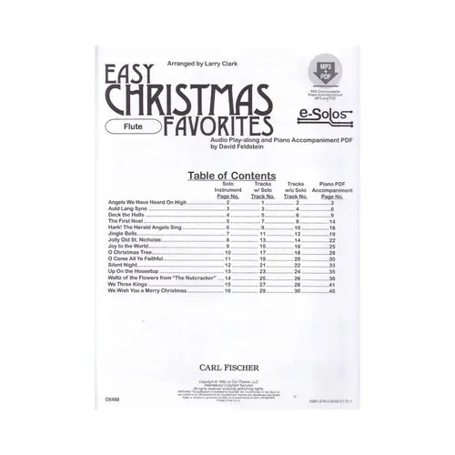 Easy Christmas Favorites - Flute