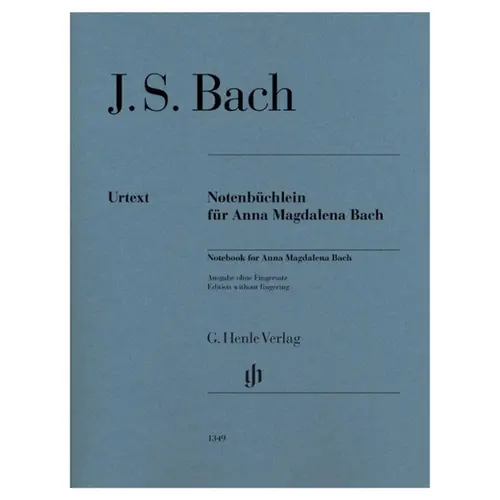 Notenbuchlein Fur Anna Magdalena Bach Ohne Fs - Sem Dedilhado