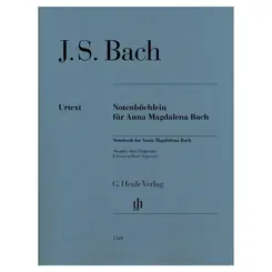 Notenbuchlein Fur Anna Magdalena Bach Ohne Fs - Sem Dedilhado