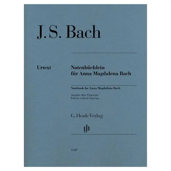 Notenbuchlein Fur Anna Magdalena Bach Ohne Fs - Sem Dedilhado