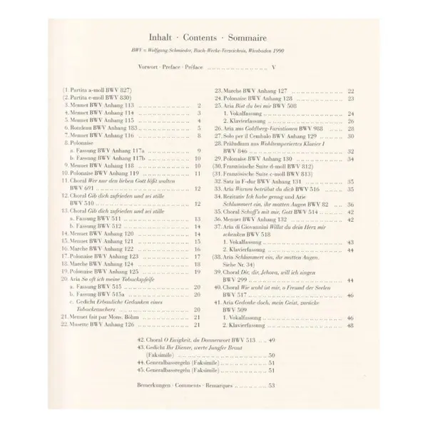 Notenbuchlein Fur Anna Magdalena Bach Ohne Fs - Sem Dedilhado
