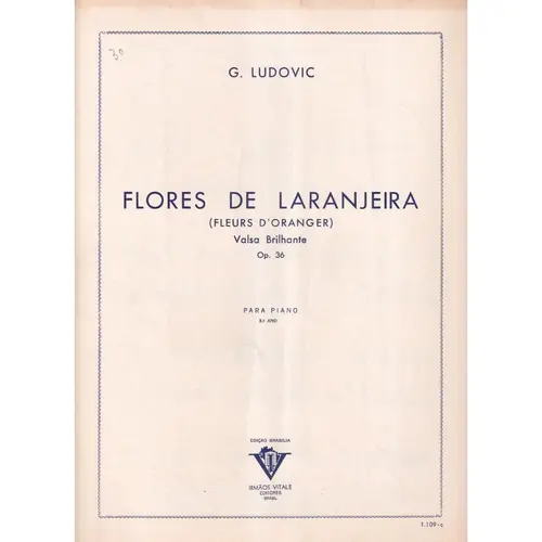 Flores De Laranjeira para piano - Op.36 - Valsa Brilhante