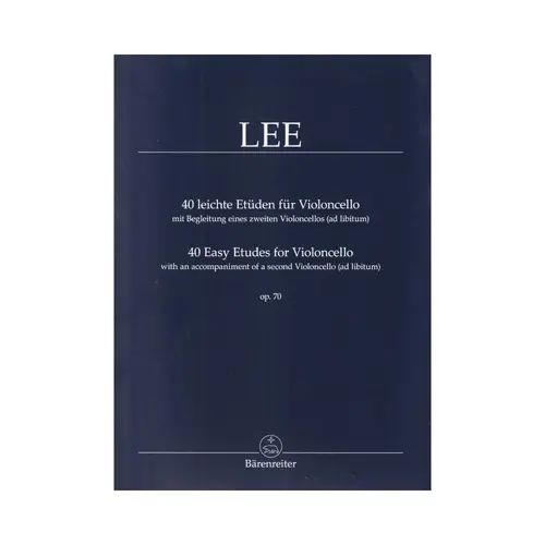 40 Easy Etudes For Violoncello Op.70
