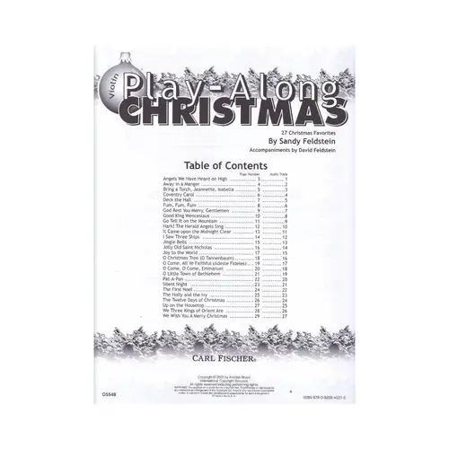 Play-Along Christmas - Violin