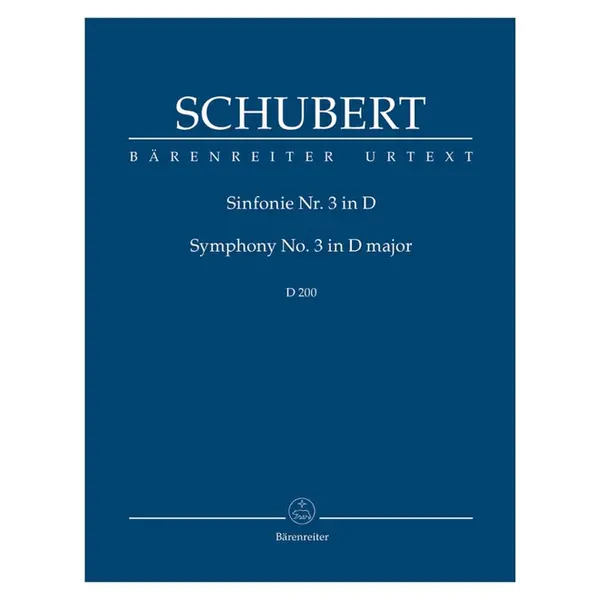 Symphony N.3 In D Major - D 200 ( Study Score)