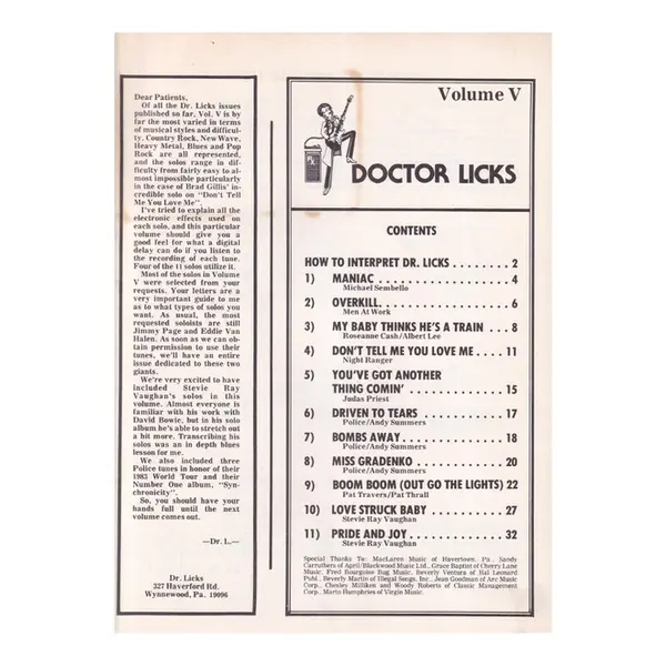 Doctor Licks - Vol.5  + K7