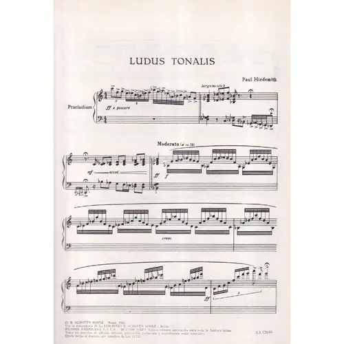 Ludus Tonalis  (Edição Antiga)