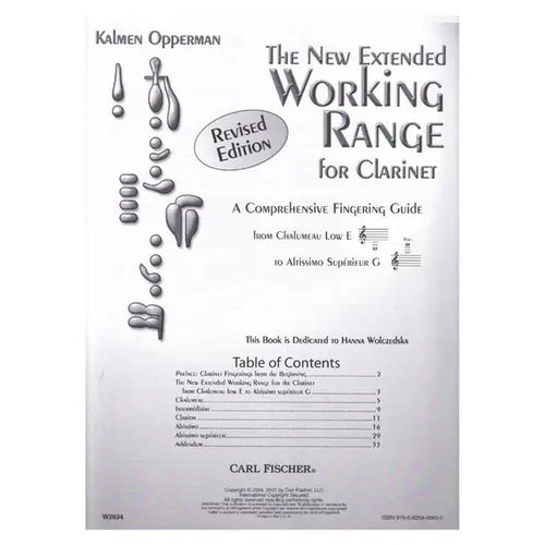 New Extended Working Range For Clarinet