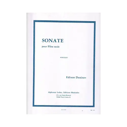 Sonate Pour Flute Seule