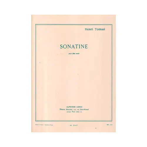 Sonatine Por Flute Solo
