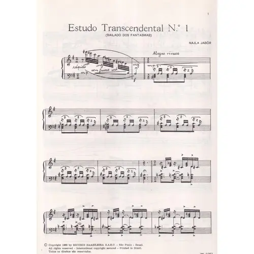 Estudo Transcedental N.1 (Bailado Dos Fantasmas)