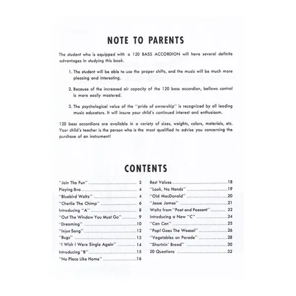 Prep Accordion Course Book 1B