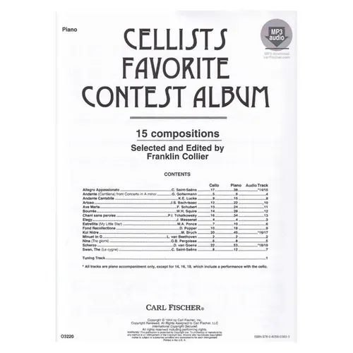 Cellists Favorite Contest Album
