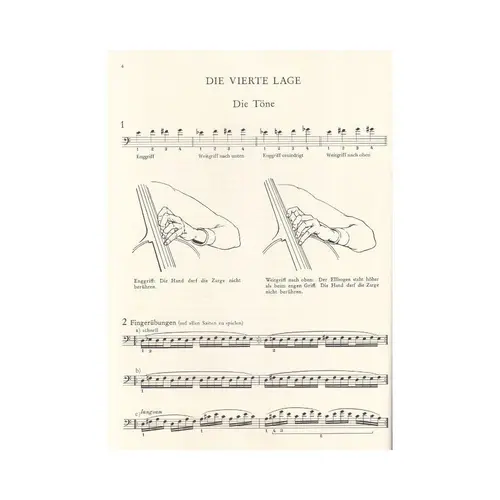 Violoncello Schulle III - Vierte bis siebente Lage. Vibrato, Akkordspiel, Spiccato u. a.
