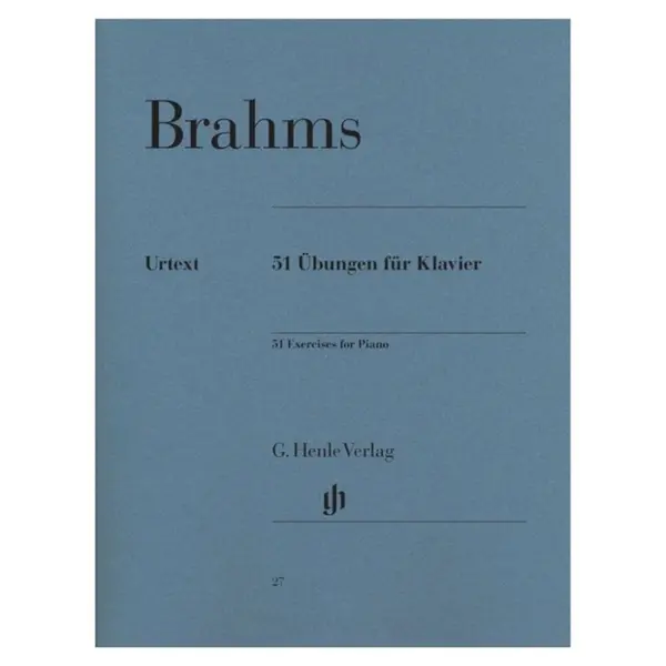 51 Ubungen Fur Klavier - 51 Exercises For Piano - Urtext