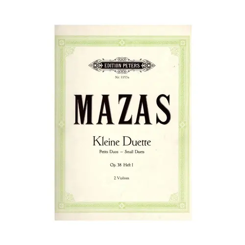 Kleine Duette - Op.38 Vol.1