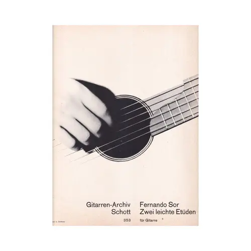 Zwei Leichte Etuden fur guitarre