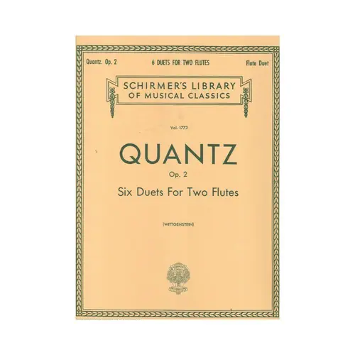 Six Duets For Two Flutes - Op.2  (Ed 1773)