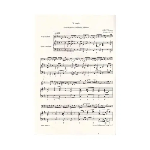 Sonate Fur Violoncello