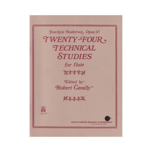 Twenty-Four Technical Studies For Flute Op.63