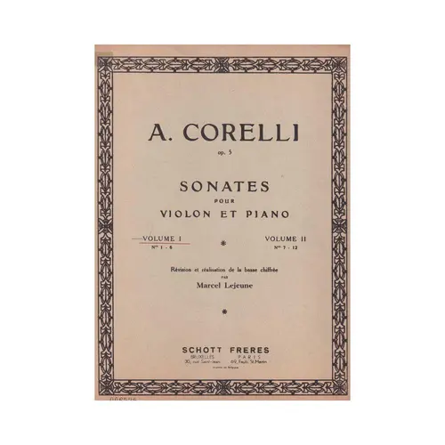 Sonates Pour Violon-Vol.I (N.1-6)
