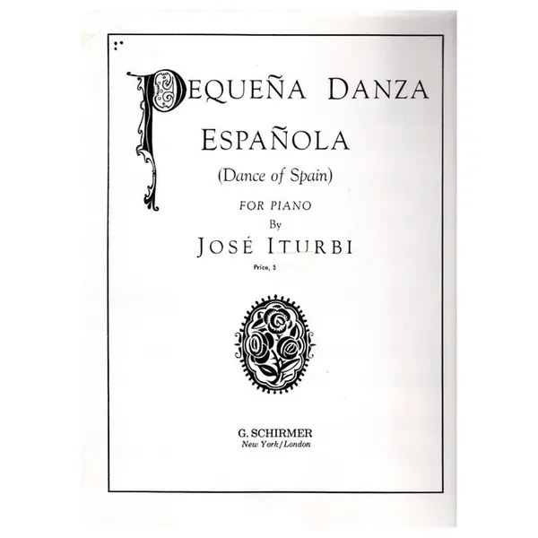 Pequena Danza Espanola For Piano