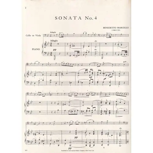 Two Sonatas For Viola: N.4 In G Min. / N.1 In F Maj